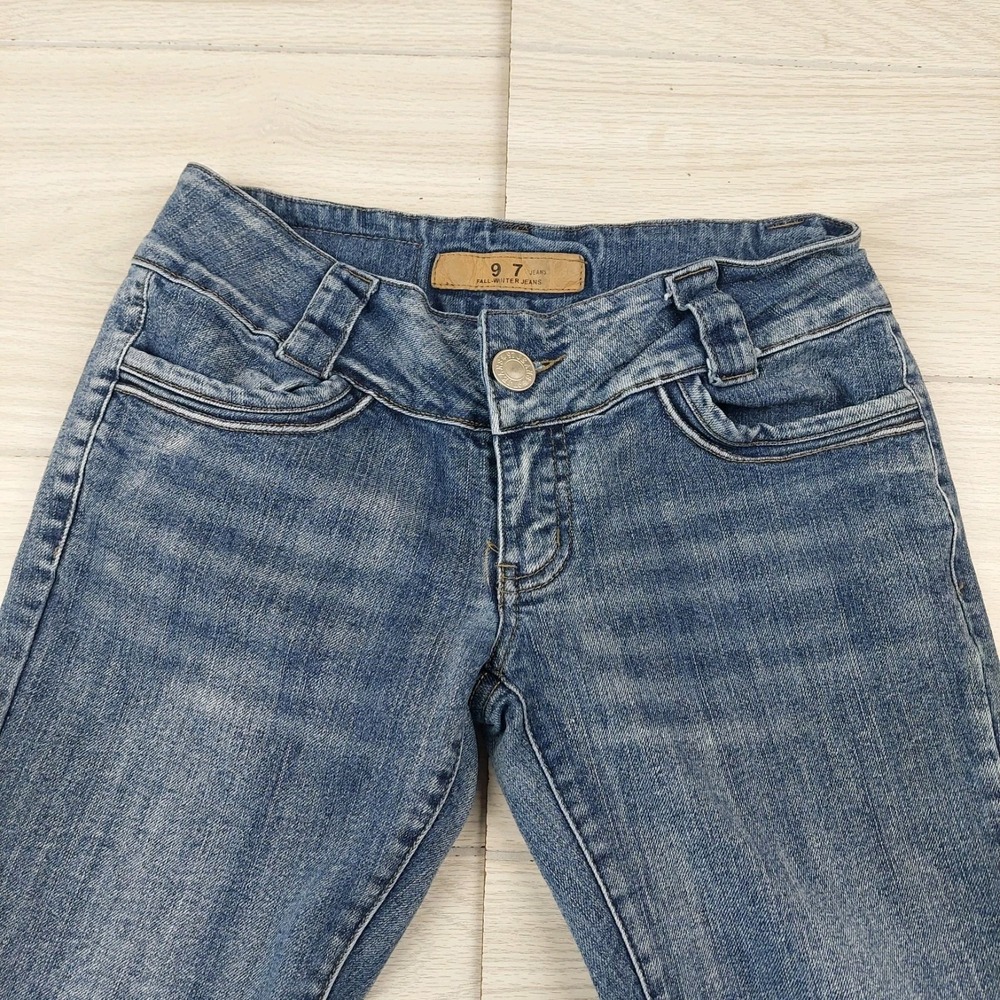 9 7 Jeans Bootcut Denim Pants Womens Size M Blue Medium Wash Fall Winter Flare